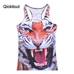 King/Tiger printed Women's Shirts