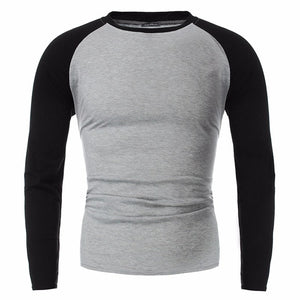 INCERUN T-shirts Cotton Men's Long Sleeve