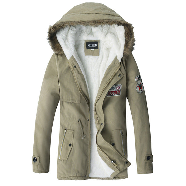 Fashion Men's Jacket Coat Military