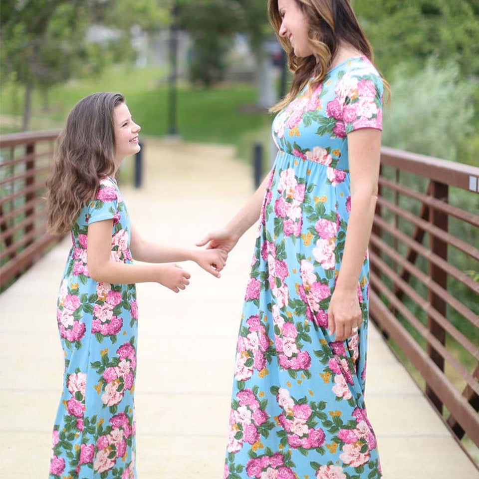 Mommy ＆ Me Women's Floral Print Dress