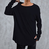 Longline Curve Hem Men's T-Shirt