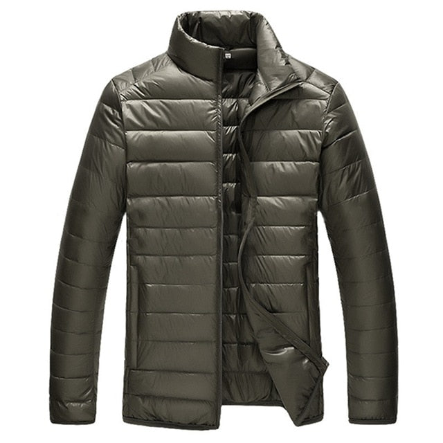 Winter Men's Stand Collar Duck Down Jacket