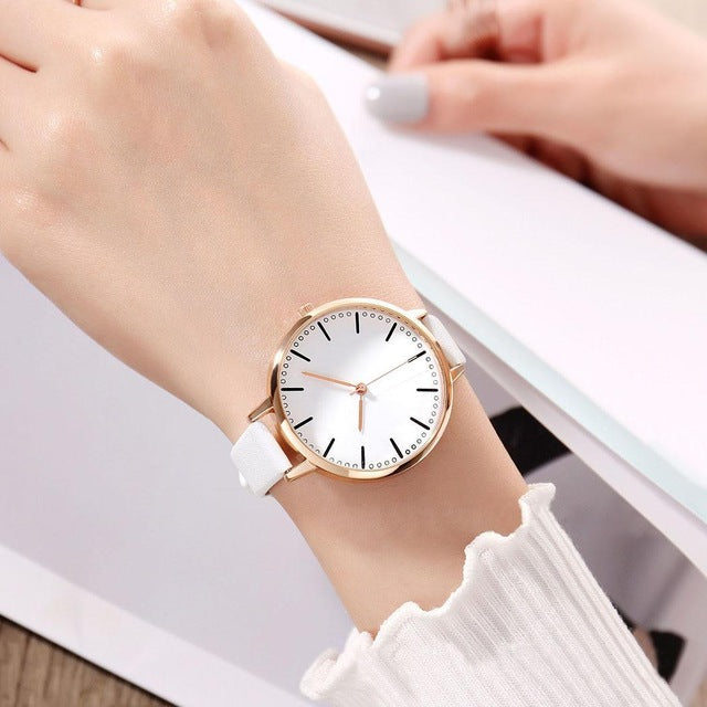 Luxury Thin Gold Steel Mesh Watch