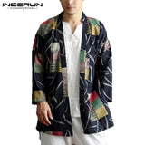 Ethnic Men's Trench Long Sleeve Tops