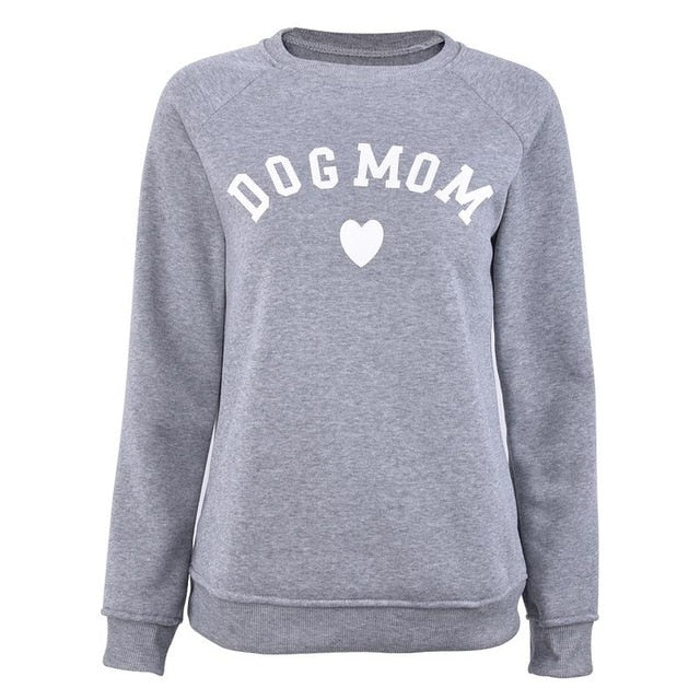 Dog Mom Women's Plus Velvet Sweatshirt